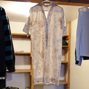 Dress Vintage Cream Floral
